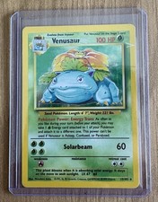 Venusaur 15/102 Holo Holo Rare Base Set Unlimited Pokemon Holo picture