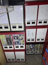 No Coin Mechanisms 4 Column Sticker Tattoo Pokemon Card Vending Machine AS IS picture