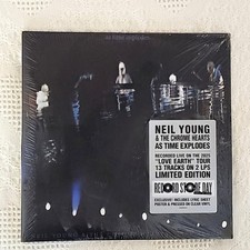 NEIL YOUNG - As Time Explodes Live - Limited Edition CLEAR Vinyl - MINT Sealed picture
