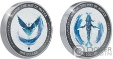 PANDORAN WILDLIFE AVATAR Way of Water Set 2x1 Oz Silver Coins $1 New Zealand 2023 picture