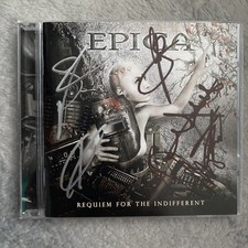 Requiem for the Indifferent by Epica CD AUTOGRAPHED SIGNED Symphonic Metal picture