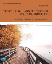 Ethical, Legal, and Professional Issues in Counseling by Barbara 7TH EDITION PB picture