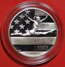 United States 1/2 Dollar 1992 S Olympics UNC KM# 233 -18582 picture