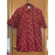 Vintage Maus & Hoffman Liberty of London Imported Cotton Button Down Mens L picture