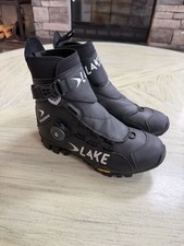 Lake MXZ303 Winter Cycling Boots Men’s Size 7/ EU 38 Vibram  Black Clean picture