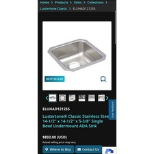 Lustertone® Classic Stainless Steel 14-1/2