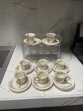 17 Vintage Rosenthal China Tea Cups & Saucers PHOENIX Bavaria Discontinued picture