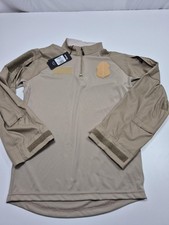 Vertx PRO Recon Flex Combat Shirt Mens MT Desert Tan 1/4 Zip Long Sleeve picture
