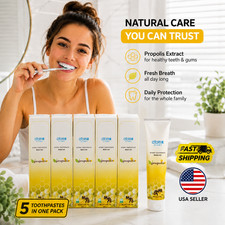 Atomy Toothpaste Natural Oral Care with Propolis & Green Tea Extract 5 x 200g picture