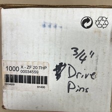 QTY 1000 HILTI X-ZF-20 THP 34559 ZF20THP DRIVE PIN FASTENER ZF 20 THP 91490 3/4