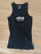 Vintage Rare Metallica Ribbed Sleeveless Tank Top S Squindo Cartoon Band picture