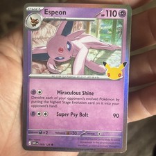 Espeon 069/128 Holo Rare - 30 anniversary edition Pokemon TCG English  picture