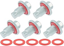 5 PCS M14x1.5mm Oil Drain Plug Gaskets for Chrysler, Dodge, Jeep, Ram picture