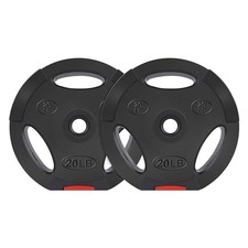 Fitvids Vinyl Standard 1-Inch Plate Weight Plate for Strength 20-Pound, Pair picture