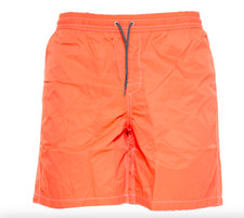 A.P.C. Men's Louis Solid Regular Fit Swim Trunks Orange M New $195  PAADJ-H10165 picture