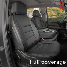 EKR Custom Leather Seat Covers for Silverado/Sierra 1500 2019-2026 2500HD 3500HD picture