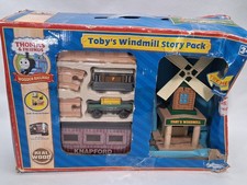 Thomas & Friends Wooden Railway Toby's Windmill Story Pack 2009 New Damaged Box picture