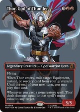 MTG MSH M Thor, God of Thunder (Borderless) (0369) #369 NM picture