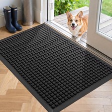 Heavy Duty Waterproof Outdoor Front Door Mat Non Slip Rubber Entryway Mat picture
