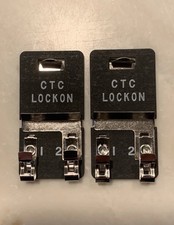 LIONEL CTC POWER LOCKON SET OF 2 O & 027 GAUGE TRAIN TRACK TERMINAL CONNECTOR picture