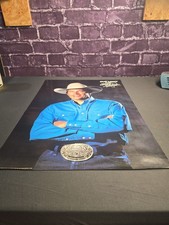 George Strait Bud Light 1991 Vintage Promo Poster Country Music Cowboy Original picture