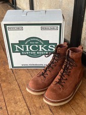 NICKS BOOTS Rare LTT 6-Inch Roughout picture