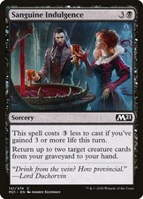 2020 Magic: The Gathering Core Set 2021 Sanguine Indulgence (#121, C, Near Mint) picture