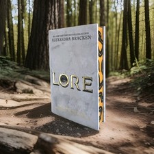 Fairyloot Lore Signed by Alexandra Bracken Special Edition Sprayed Edges HCDJ  picture