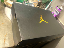 Jordan Air Jordan Men's Low Top Lace Up Athletic Sneakers Yellow/Black/Red picture