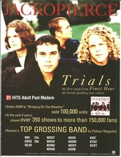 JACKOPIERCE Trials RARE 1996 PROMO TRADE AD Poster for Finest MINT USA picture
