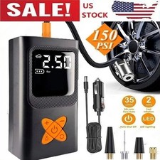 150 PSI Digital Tire Inflator Car Air Pump Compressor Electric Portable Auto 12V picture