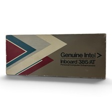 Vintage 1987 Intel Inboard 386/AT PCIB3000 80386 16MHz Upgrade Board Open Box picture