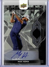 2024 UD Portfolio Max Homa Black Diamond Pure Black Auto /99 BDB-MH Golf picture