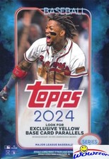 2024 Topps Series 1 Baseball EXCLUSIVE HUGE Factory Sealed HANGER Box-59 Cards picture