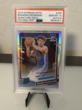 Panini 2023-24 Donruss Optic Podziemski Warriors #256 Holo Prizm PSA 96093311 picture