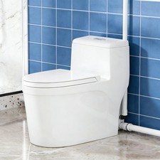 600W One Piece Macerating Toilet System Upflush Toilet with Pump for Basement picture