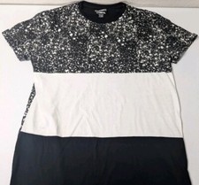 Carbon Shirt Men's XL Black White Short Sleeve X-Treme Length  picture