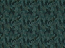 Kirkby Design Contemporary Camo Wool Uphol Fabric- Cloak / Teal 1.50 yd K5227/01 picture