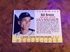 1963 Post - Bill Bruton #49 picture