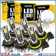 AUXITO Combo 9005+9006+H11 LED Headlight High Low Beam Fog Light White CANBUS D picture