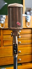 Vintage Astatic Model 77A Gold Dynamic Mic H/M/L Tested w Desk Stand picture