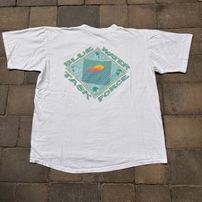 VTG 90s Surfrider Foundation Blue Water Task Force Graphic T-Shirt Size XL USA picture
