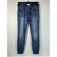Madewell High Riser Skinny Jeans Womens 26 Medium Wash Blue Stretch A5698 FA14 picture
