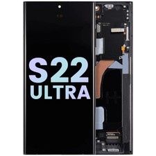 Genuine OEM Samsung Galaxy S22 Ultra 5G OLED Display with Frame - Phantom Black picture