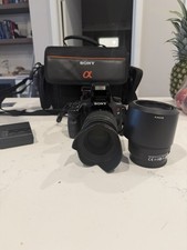 Sony Alpha SLT-A65 24.3MP Camera Bundle DT 55-200 Lens Flash Bag picture