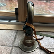 VINTAGE GERMAN BRASS FURST  Pless Hunting Horn picture