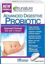 trunature Advanced Digestive Probiotic, 100 Capsules (2 Pack) picture