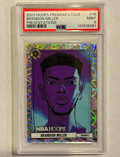 Panini 2023-24 NBA Hoops Presentations Brandon Miller RC #16 PSA 9   131515061 picture
