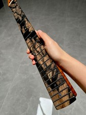 Stainless 5piece Ebony 22Fret satin Roasting flame Maple Electric guitar Neck picture