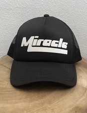 NAHMIAS Miracle Black Trucker Hat Foam Mesh New SnapBack picture
